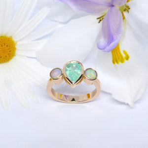 Opal Engagement ring Byron Bay
