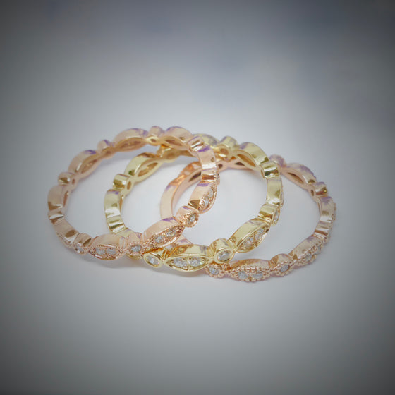 Wedding rings with style and form