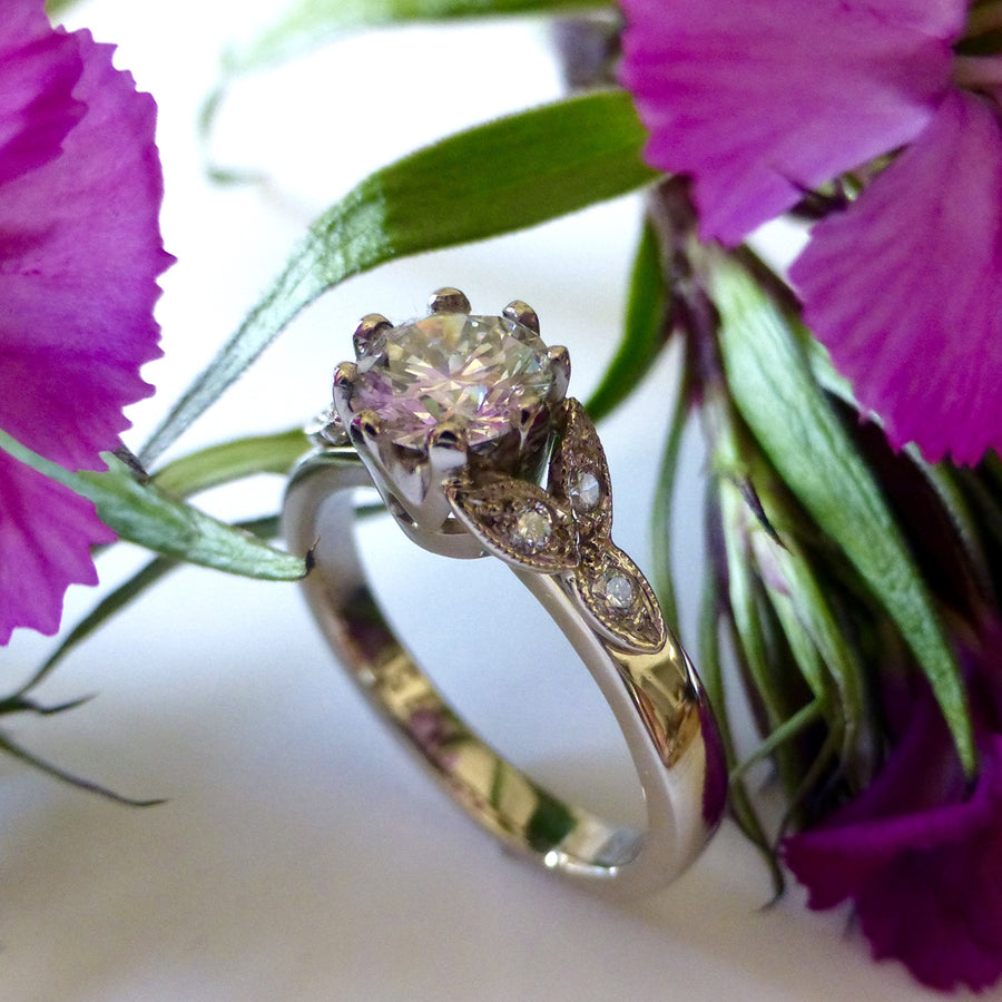 Custom - Vintage Style Custom Handmade Engagement Ring