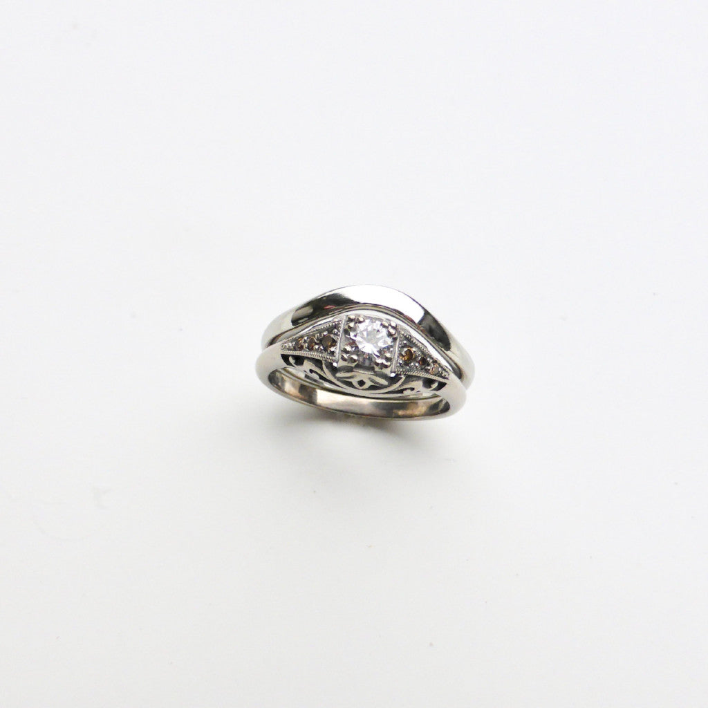 1950s top princess ring