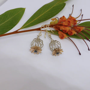 poppy earrings silver gold australia
