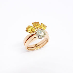 yellow sapphire wedding ring