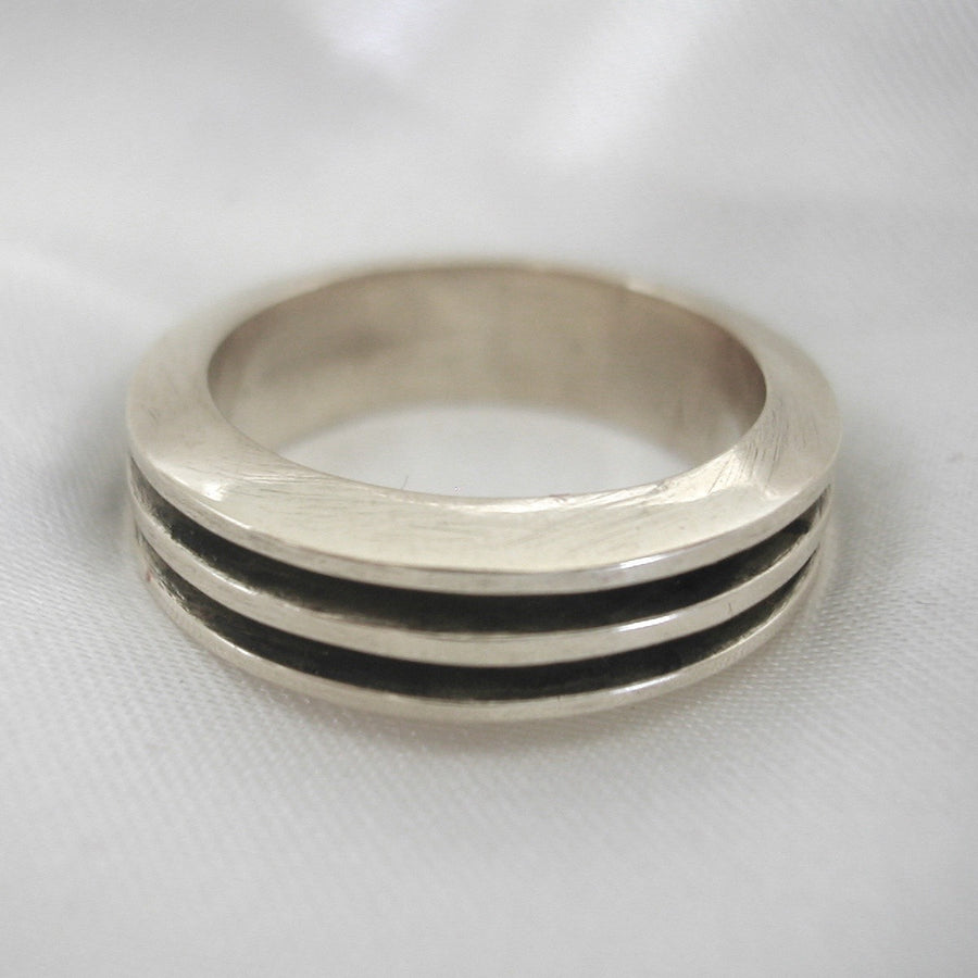 Rings - Industrial Ring In 18ct, 9ct Or Sterling Silver